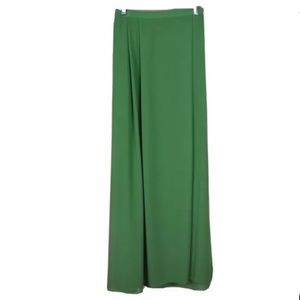 Naked zebra maxi green summer skirt women’s medium